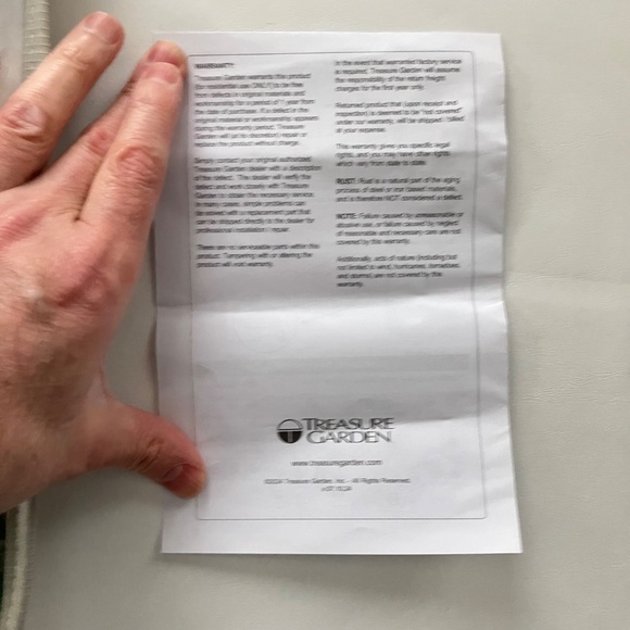 Treasure Garden Deep Seating Modular w/Elastic Outdoor Protective Cover NEW - Picture 14 of 17